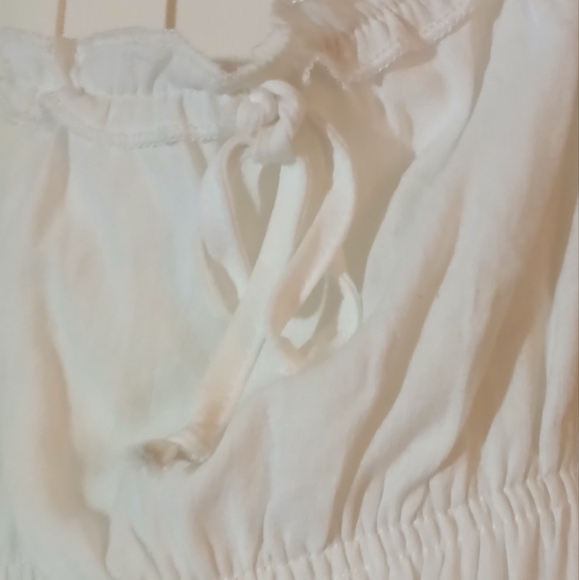 White Ruffled Dress - Picture 2 of 7